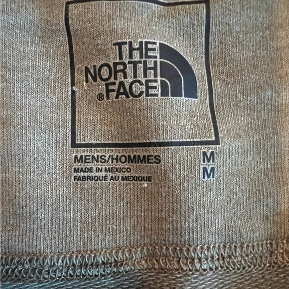 The North face men’s medium pullover, crewneck shirt, EUC, olive green outdoors - Picture 7 of 7